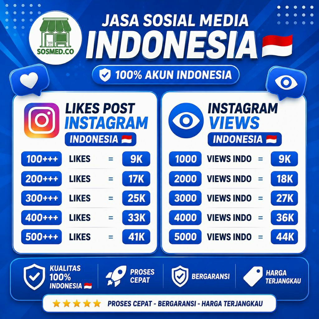(DISKON) LIKE VIEW REAL AKTIF INDONESIA INSTAGRAM PERMANENT FULL GARANSI SEUMUR HIDUP TERMURAH