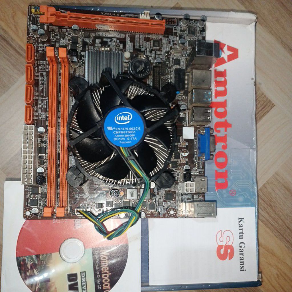 Paketan Intel G5420 Gen 8/9 + MB Amptron Support Gen 6-9