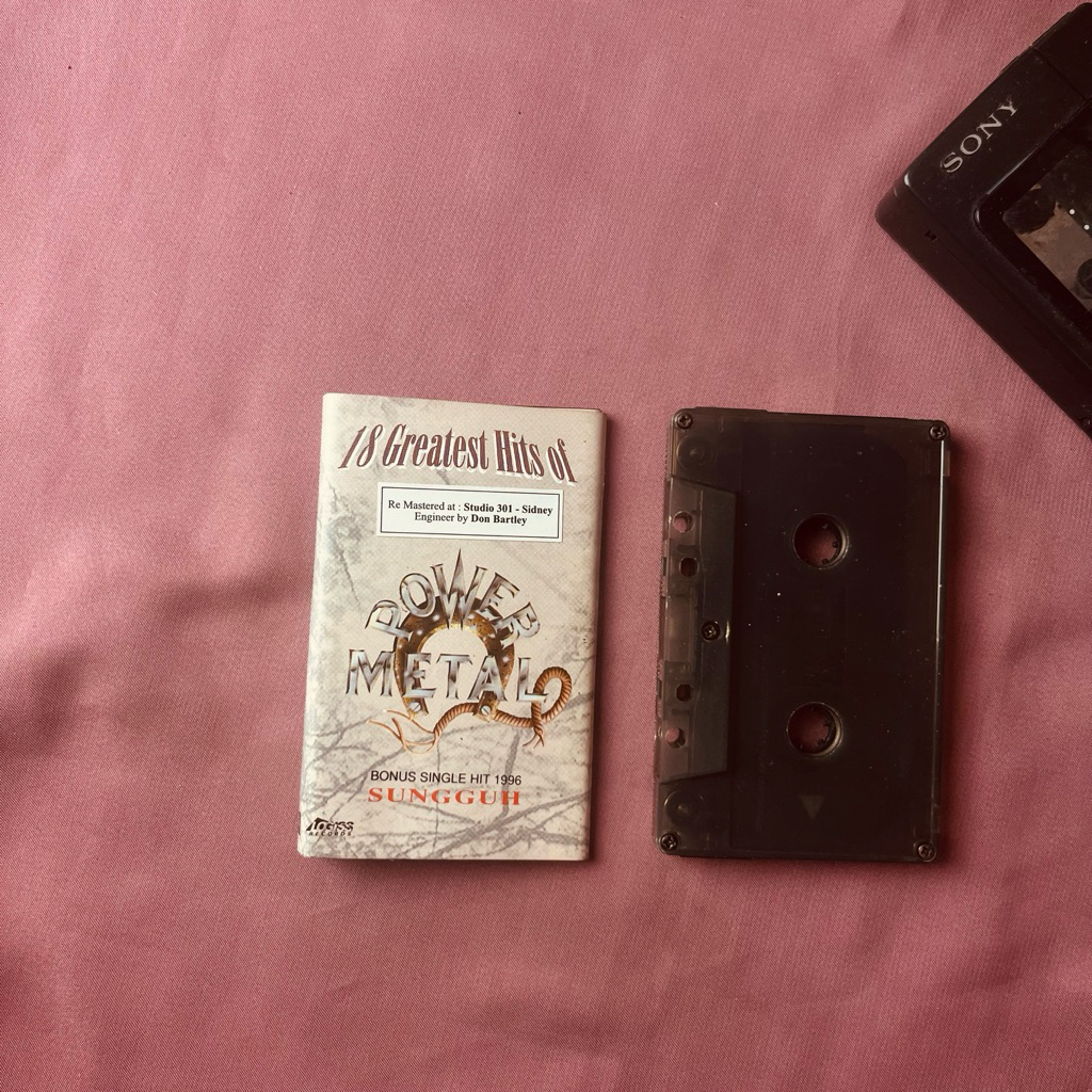 Kaset Pita 18 Greatest Hits Of Power Metal Original Heavy Metal Indonesia