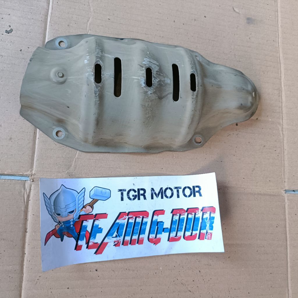 plat tutup cover katalis converter kenalpot knalpot original honda freed jazz ge8 brio mobilio brv c