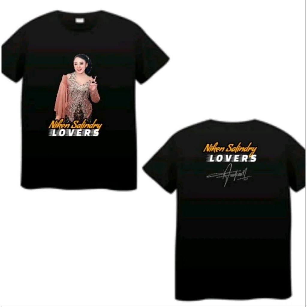 Kaos Distro Niken Salindry Lovers T-shirt/unisex