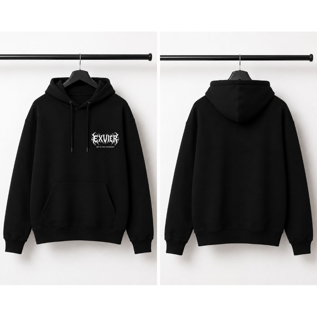 EXVIER Hoodie series NINE zero seven one Fleece Premium