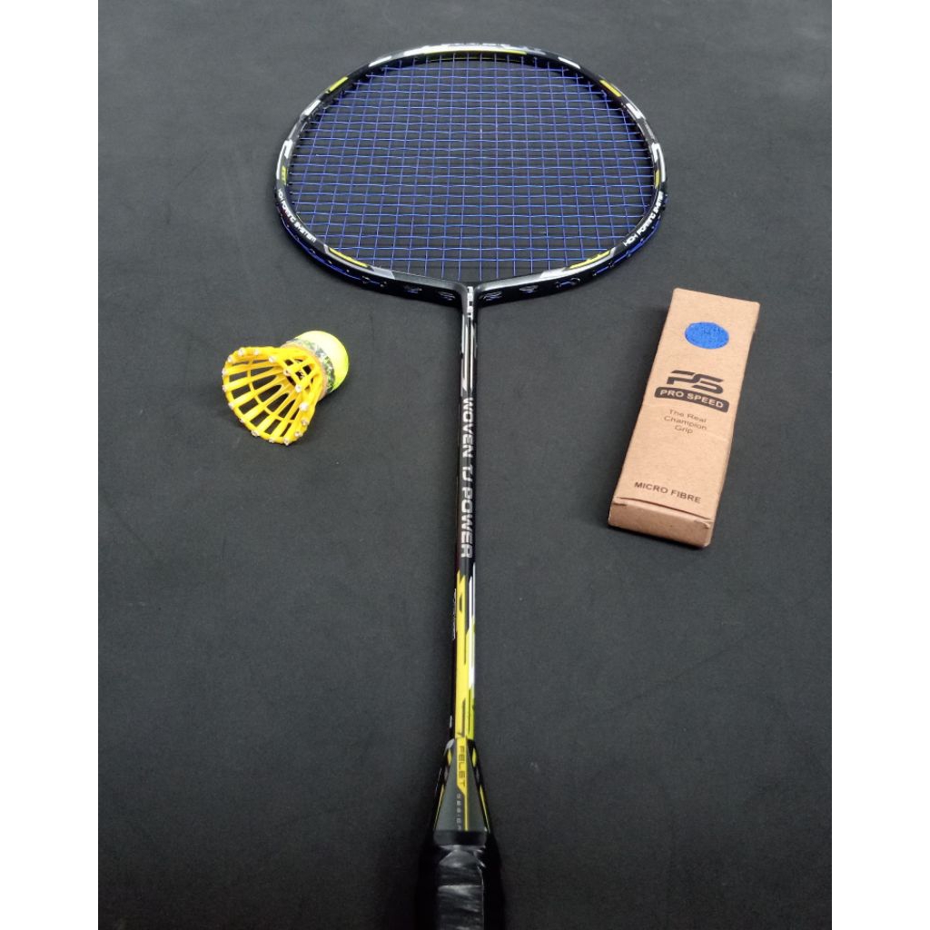 Raket badminton bekas second original felet pro woven tj power V2
