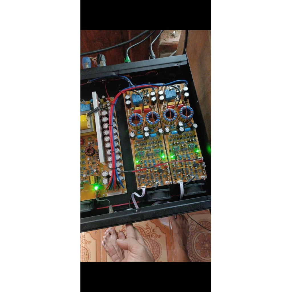 Power amplifier Class D BTL Fullbridge 2800watt per ch