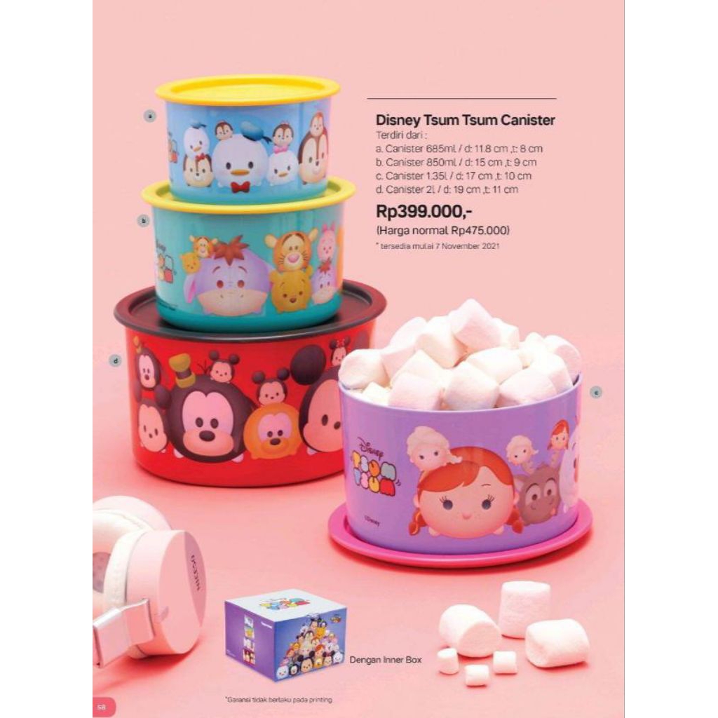 Disney Tsum Tsum Canister tupperware