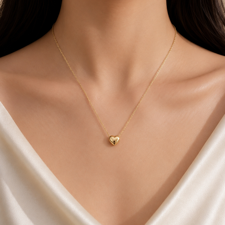Kalung Titanium Gold Wanita Chacha | Anti Karat Lapis Emas Muda | Kalung Titanium Wanita Model Ranta