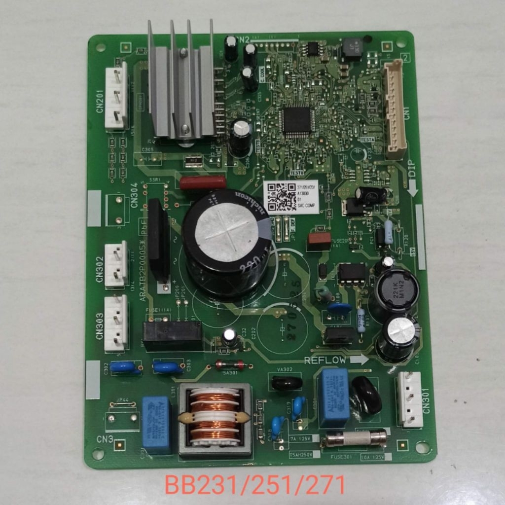 Modul PCB Pass Main Kulkas Panasonic Inverter 2 Pintu BB231 BB251 BB271 Original