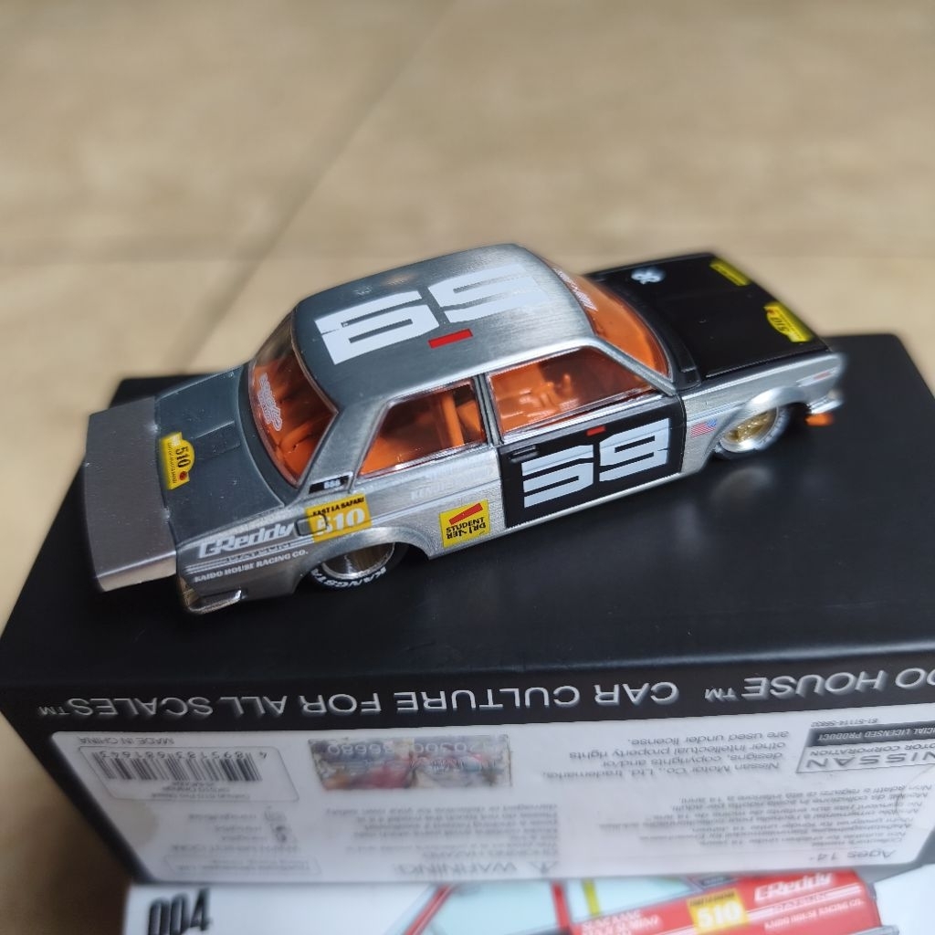 CHASE Mini GT MiniGT x Kaido House Datsun 510 Pro Street SK510 Orange