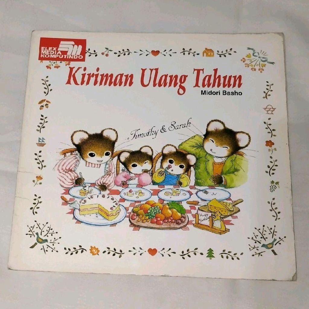 Buku Timothy Sarah : Kiriman Ulang Tahun - Midori Basho, buku cerita anak langka