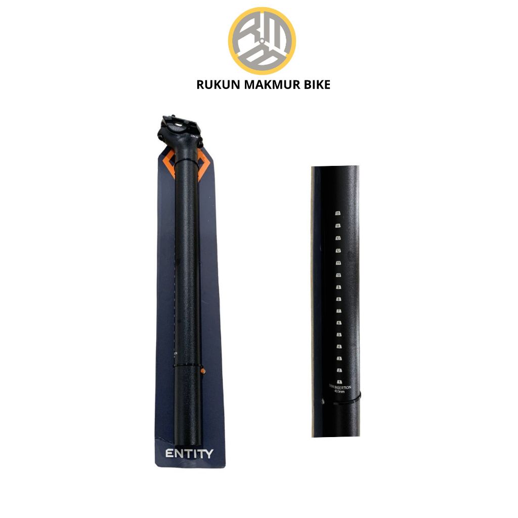 Seatpost Entity Alloy dengan setback dan head 2 baut