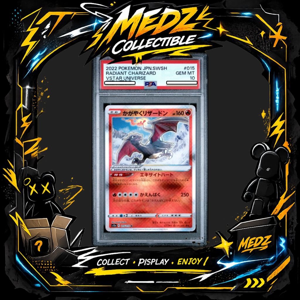 (PSA) Slab Pokemon | 2022 POKEMON JAPANESE SWORD & SHIELD VSTAR UNIVERSE RADIANT CHARIZARD 015 | PSA