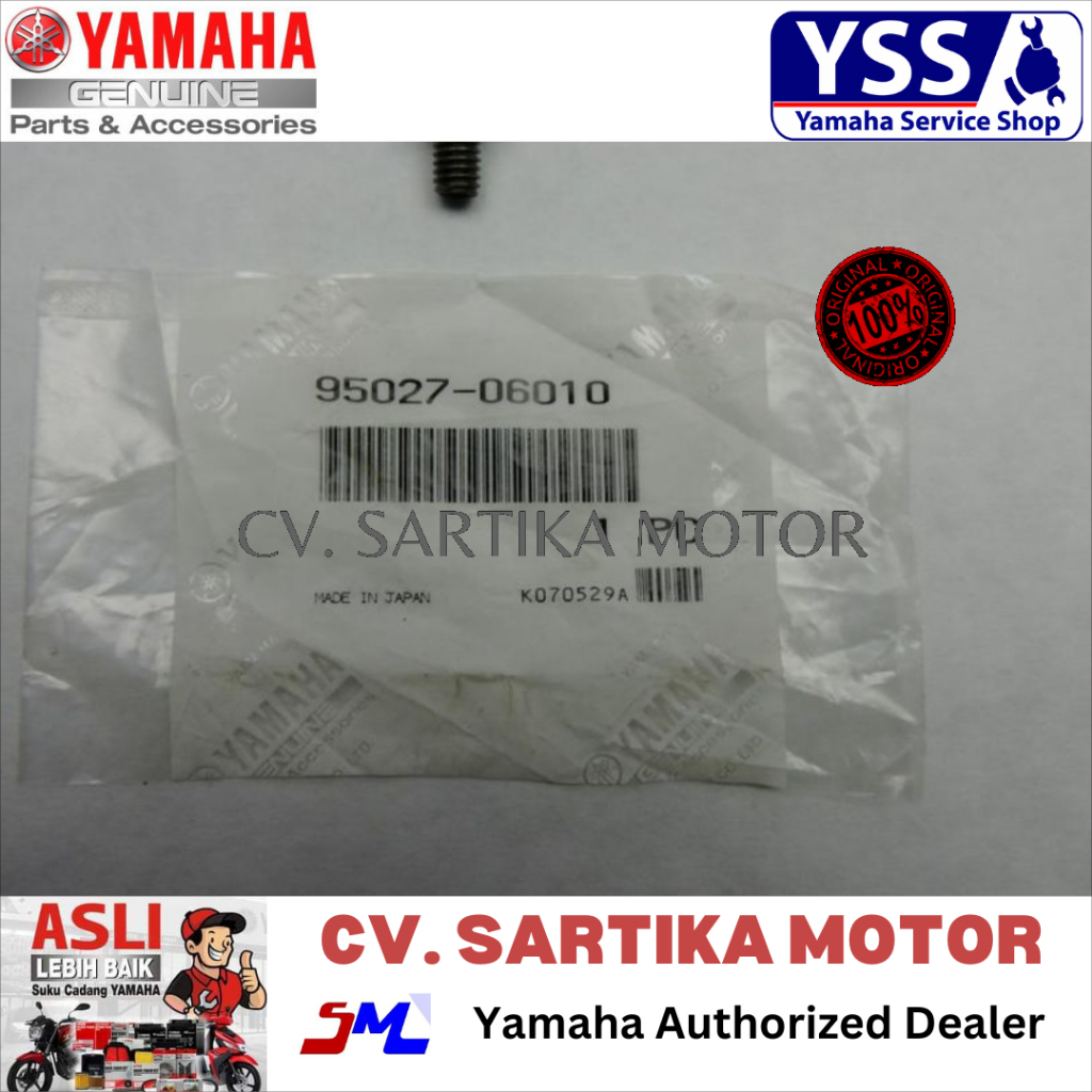 BAUT AS PULLY BELAKANG MIO SPORTY MIO LAMA NOUVO FINO KARBU ASLI ORI YAMAHA 95027-06010