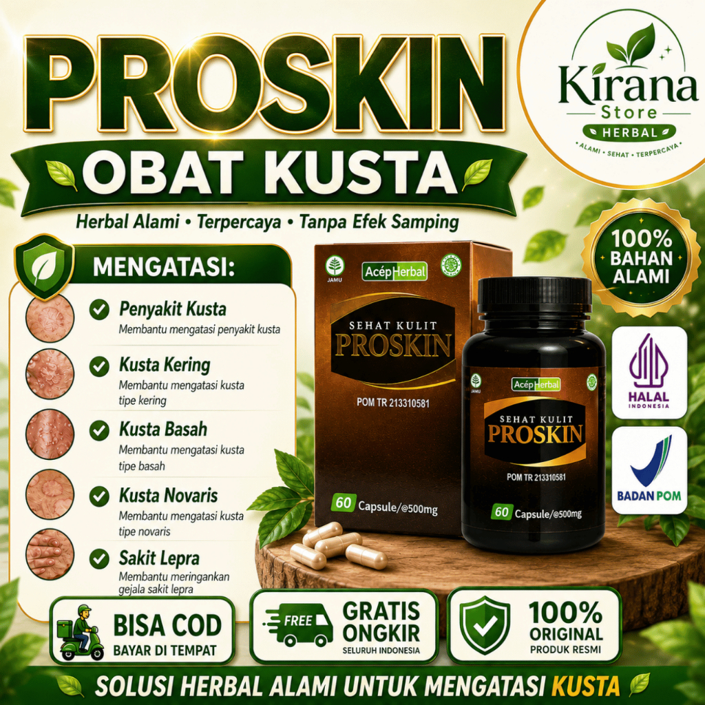 Obat Penyakit Kusta Kusta Kering Kusta Basah Kusta Novaris Sakit Lepra 100% ORIGINAL BPOM Halal MUI