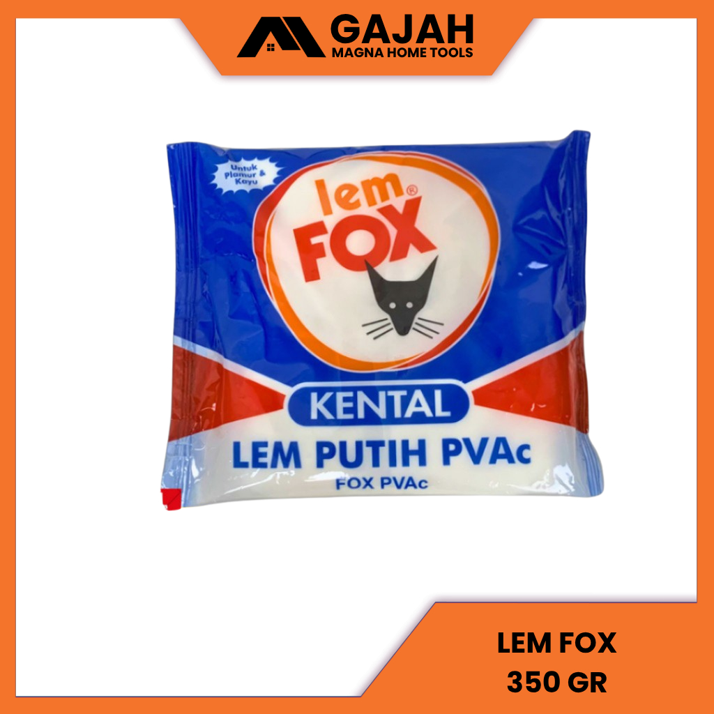 LEM PUTIH TEMBOK KAYU FOX 350GR