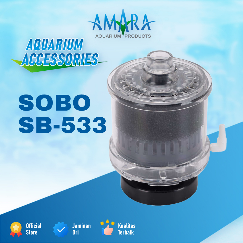 SOBO Sponge Filter SB-533 / Aerator Filter Gelembung / Biofoam Filter Akuarium