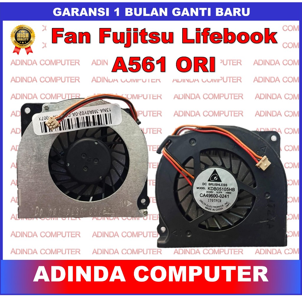 Fan Laptop Fujitsu Lifebook A561 SH560 SH760 SH771 S6410 E752 T731 AH550 AH701 TH700 E780 T730 T900 