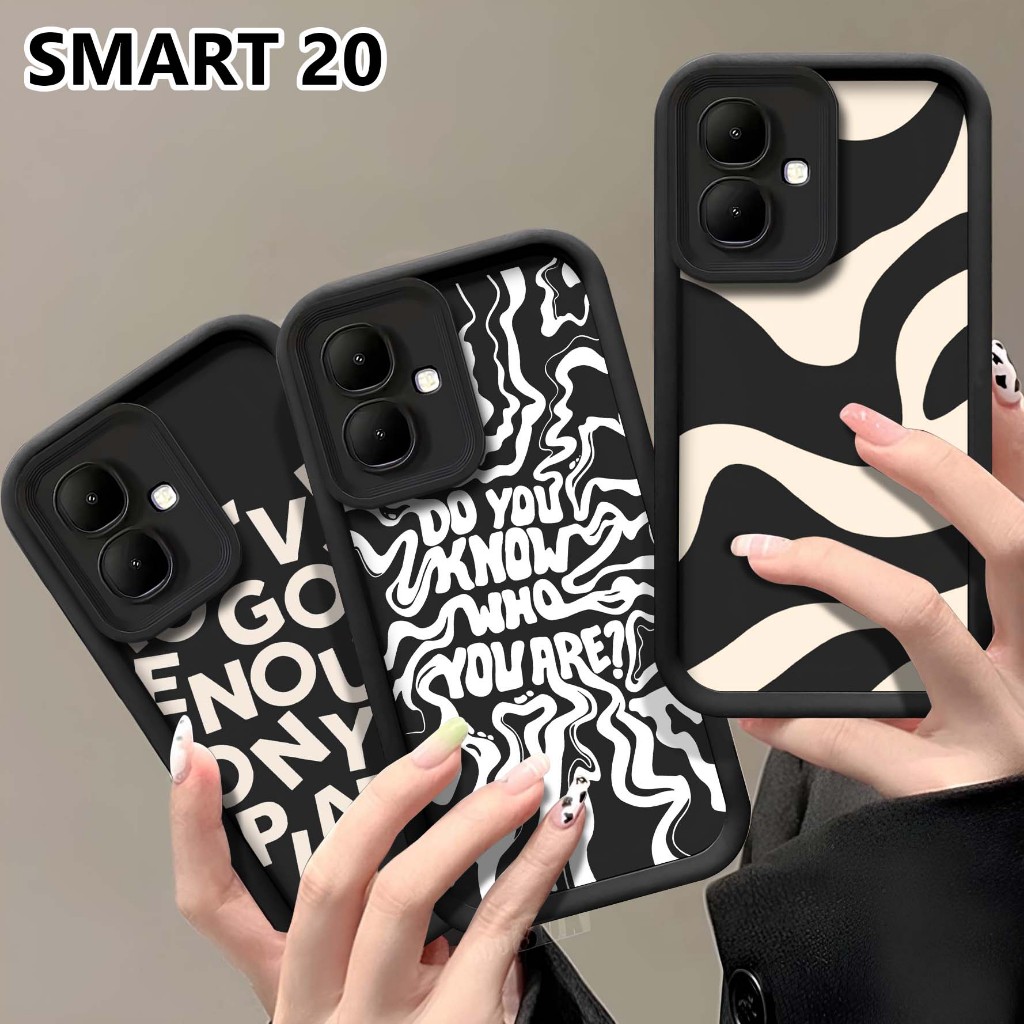 Softcase Rubber Infinix Smart 20 - Case Timbul Infinix Smart 20 - Case Hp Infinix Smart 20 - Silicon