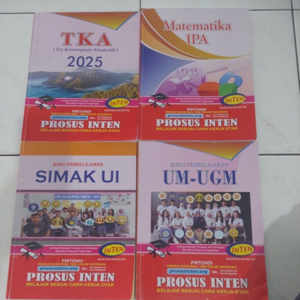 PreLove buku latihan soal² dari prosus inten