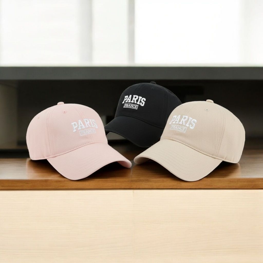 Miniso Paris French Baseball Cap/Topi Miniso Topi Paris