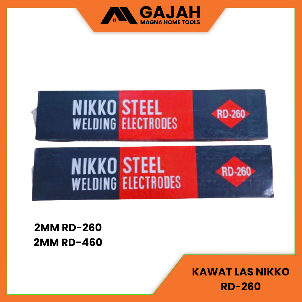 KAWAT LAS LISTRIK NIKKO 2 MM - RD260 1 PAK ISI 2KG
