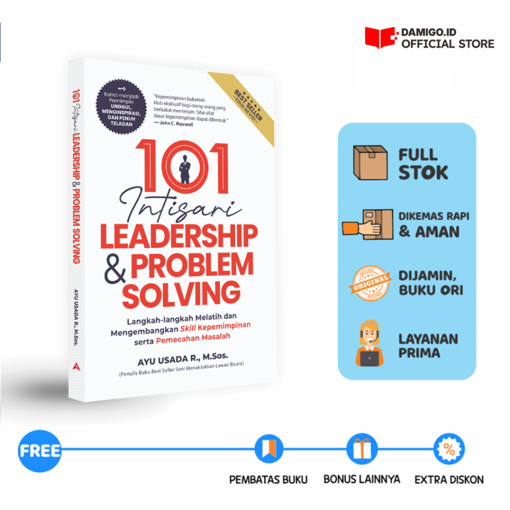 Buku Leadership Kepemimpinan - 101 Intisari Leadership Dan Problem Solving