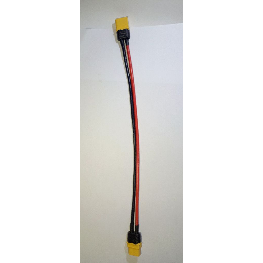 Kabel XT60 Male to XT Female AWG14. panjang 25cm