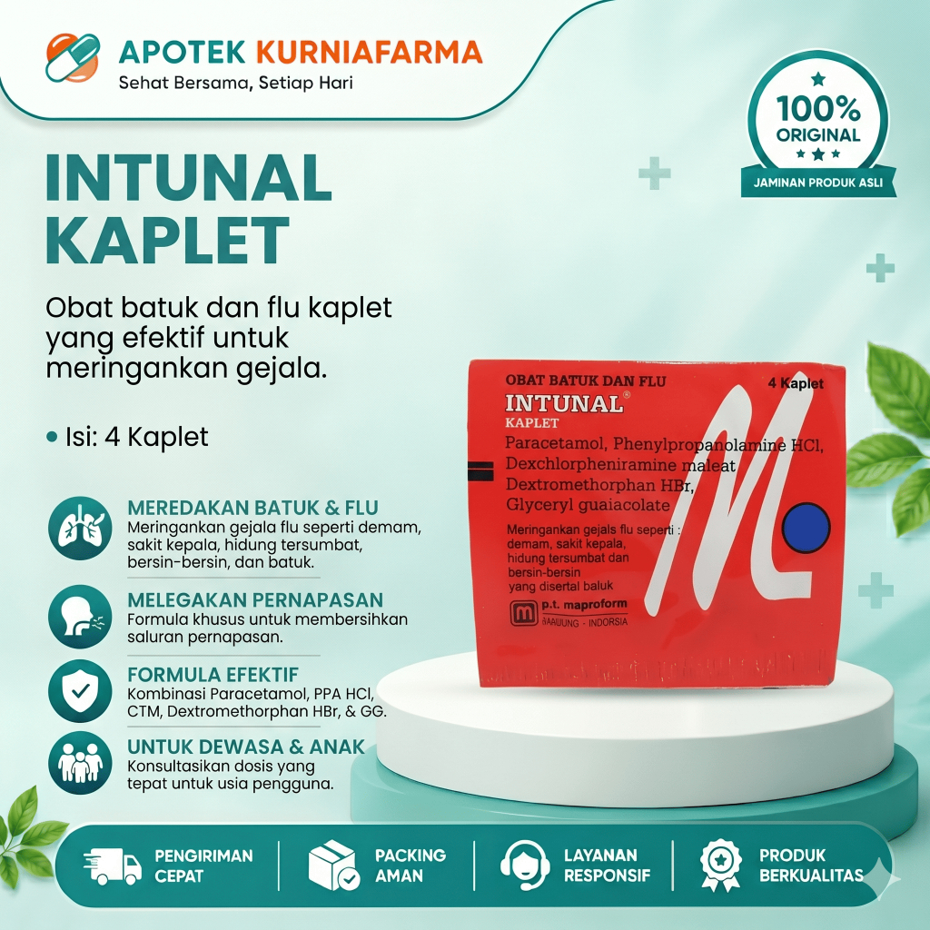INTUNAL MERAH STRIP 4 TABLET