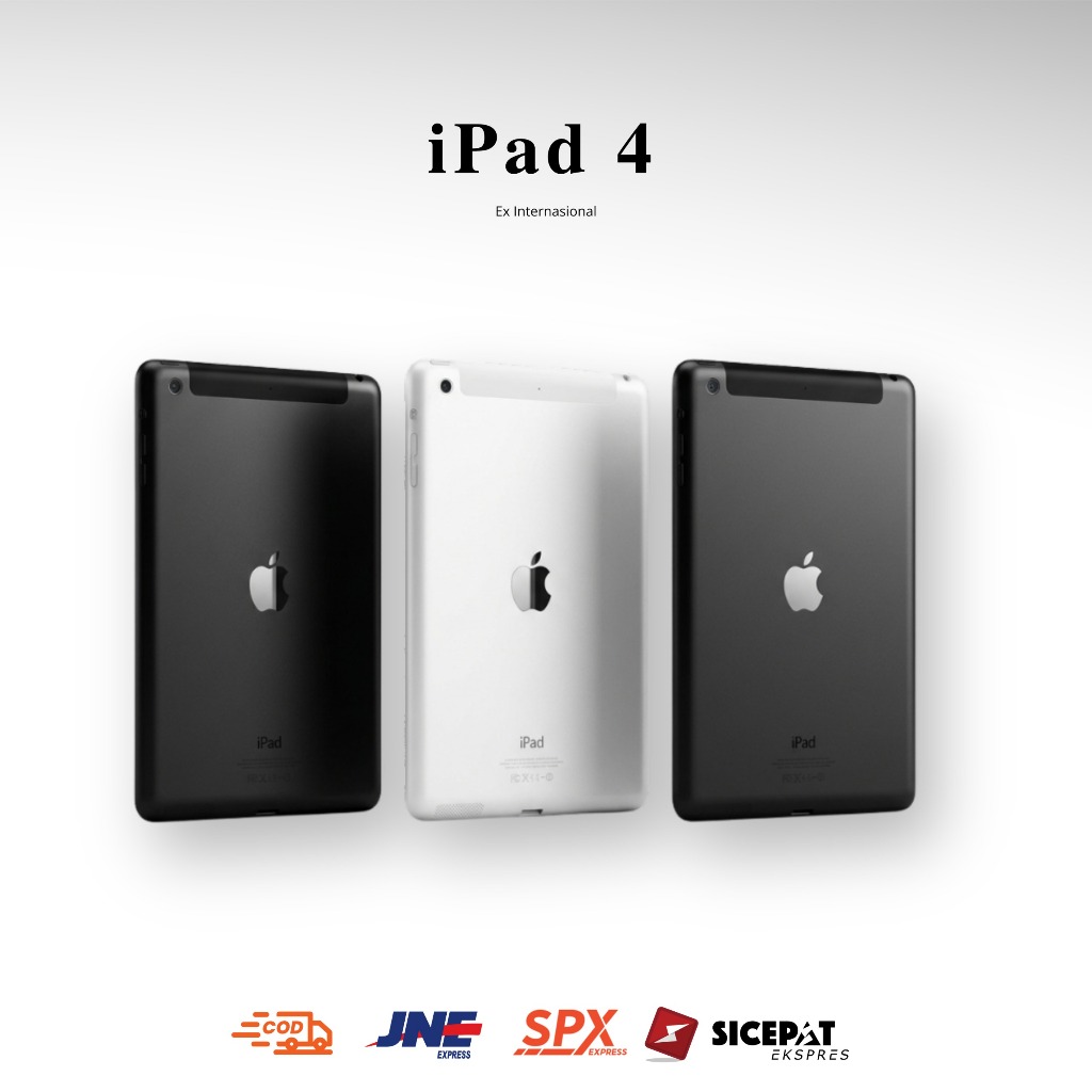 COD / iPad 4 dan iPad 5 / Wi-Fi Only / Second Origanal Inter / Bekas Pemakaian Wajar / Kapasitas Len