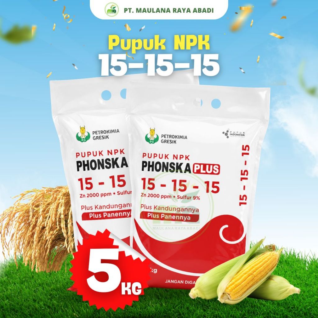 PUPUK NPK PHONSKA PLUS 15-15-15 PETRO - ORIGINAL PABRIK - EDISI TERBATAS