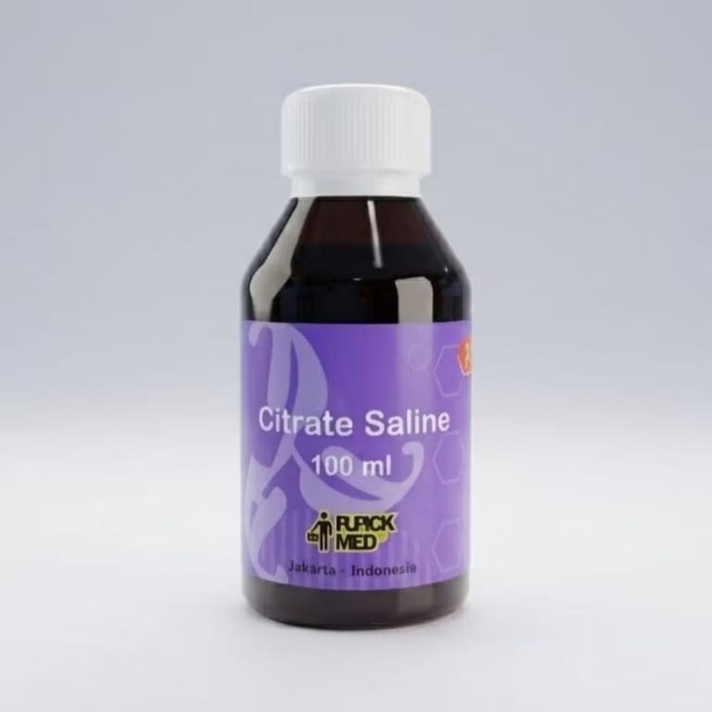 Reagen CITRATE SALINE (HAYEM) Larutan Hitung Eritrosit Sel Darah Merah Reagen Sitrat Salin 100ml