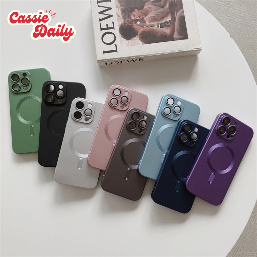 [Cassie Daily] Matte Luxe MagSafe Case | Casing iPhone Premium Soft Touch Anti Sidik Jari for Iphone