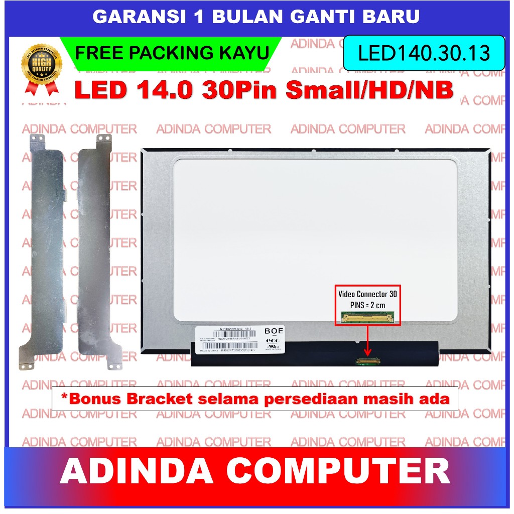 LCD LED LENOVO 330S-14IKB S145-14 S145-14API S145-14IGM RYZEN 3 3200U