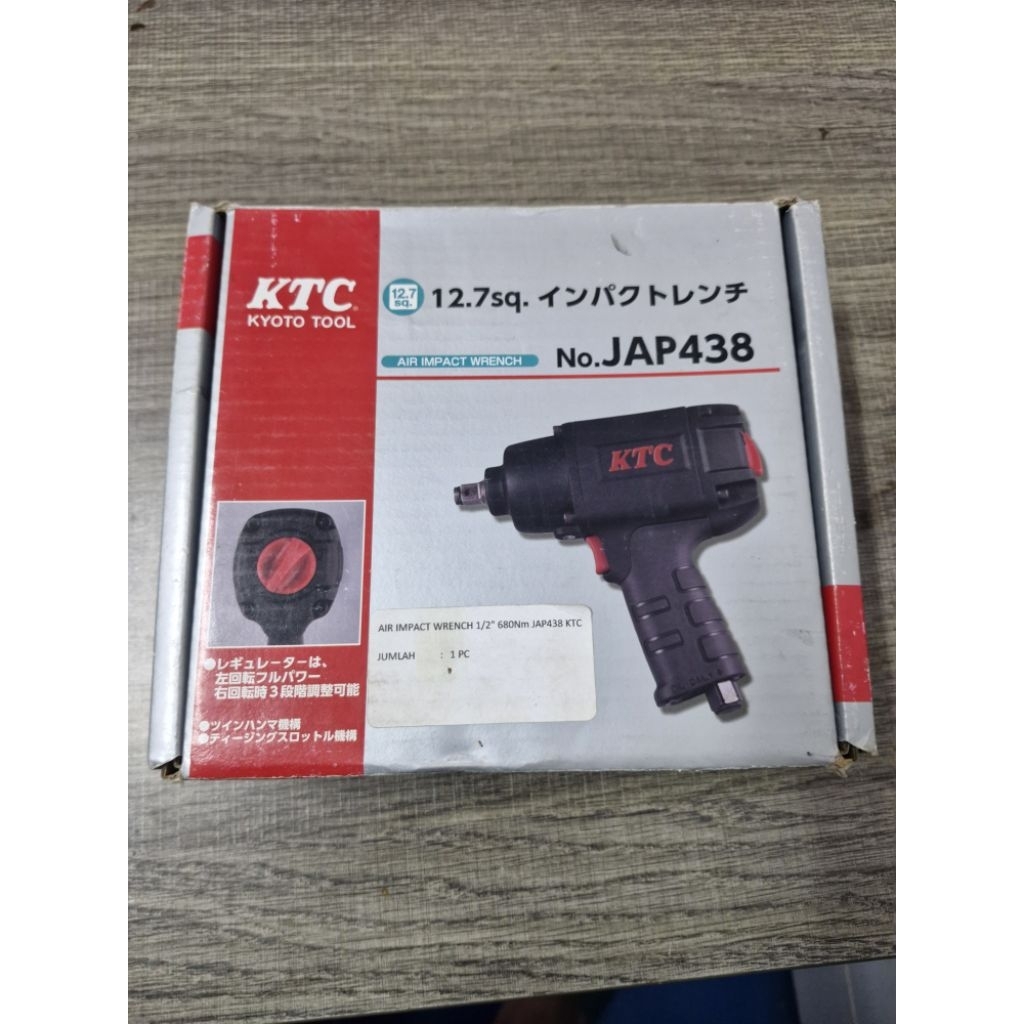 KTC JAP438 Air Impact Wrench 1/2" Original - Bekas Belum Pernah Pakai