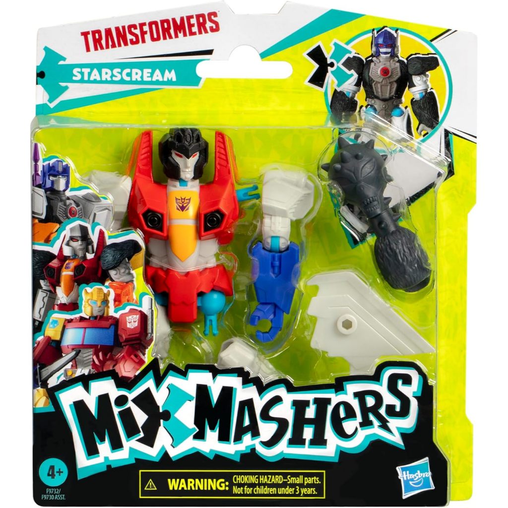 MIXMASHERS TRANSFORMERS STARSCREAM ACTION FIGURE BASIC TRANSFORMERS MAINAN KOLEKSI ANAK ORIGINAL HAS