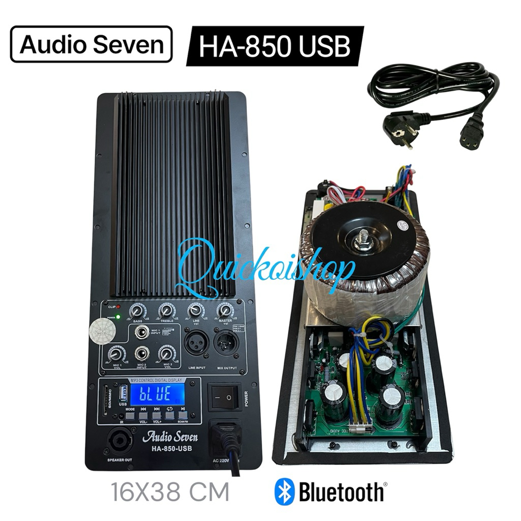Mesin Speaker Active / Kit Power Audio Seven HA 850 Bluetooth