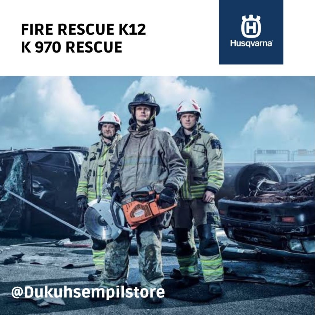 Husqvarna K 970 Rescue – Mesin Cut Off Khusus Rescue & Emergency Original