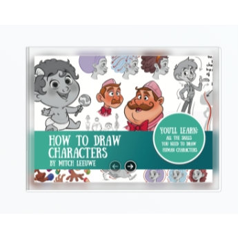 Book How to Draw Characters Mitch Leeuwe