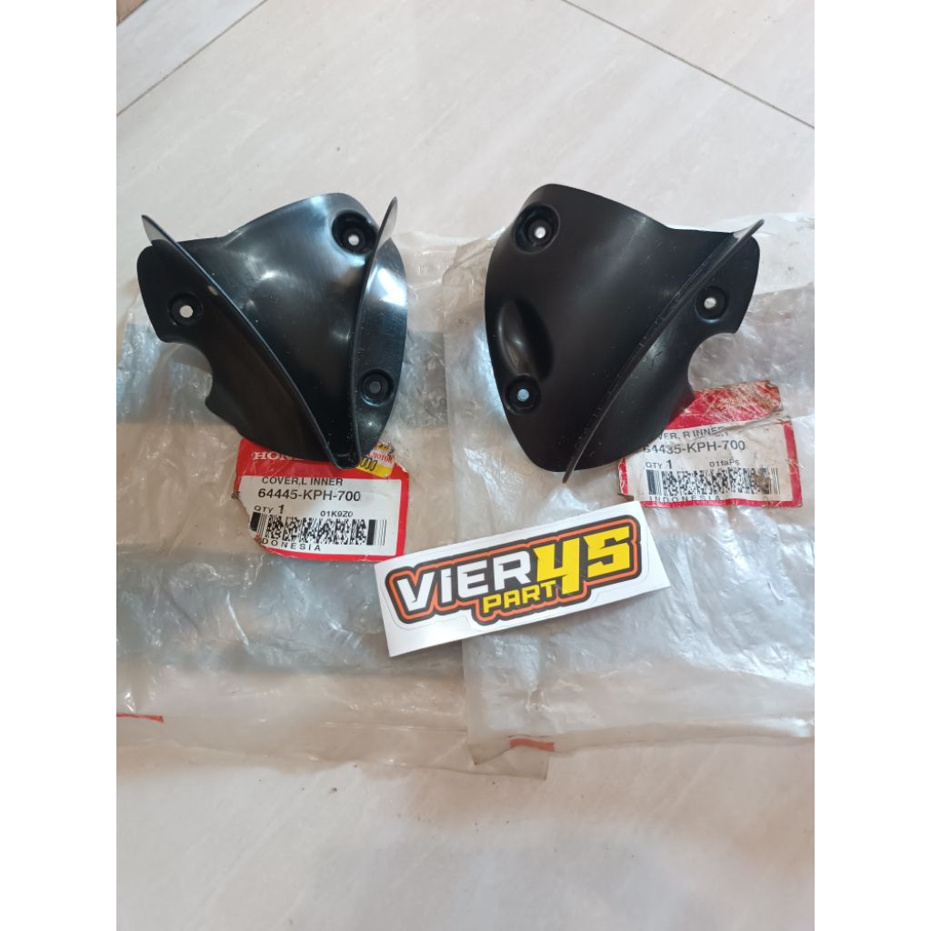 Cover tutup sein reting riting depan kanan kiri supra x 125 x125 old lama original ahm 64445 64435 -