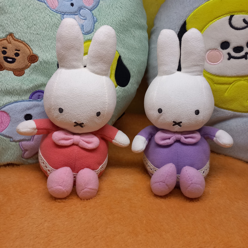 Boneka Kecil Miffy  Holland Ungu dan Pink