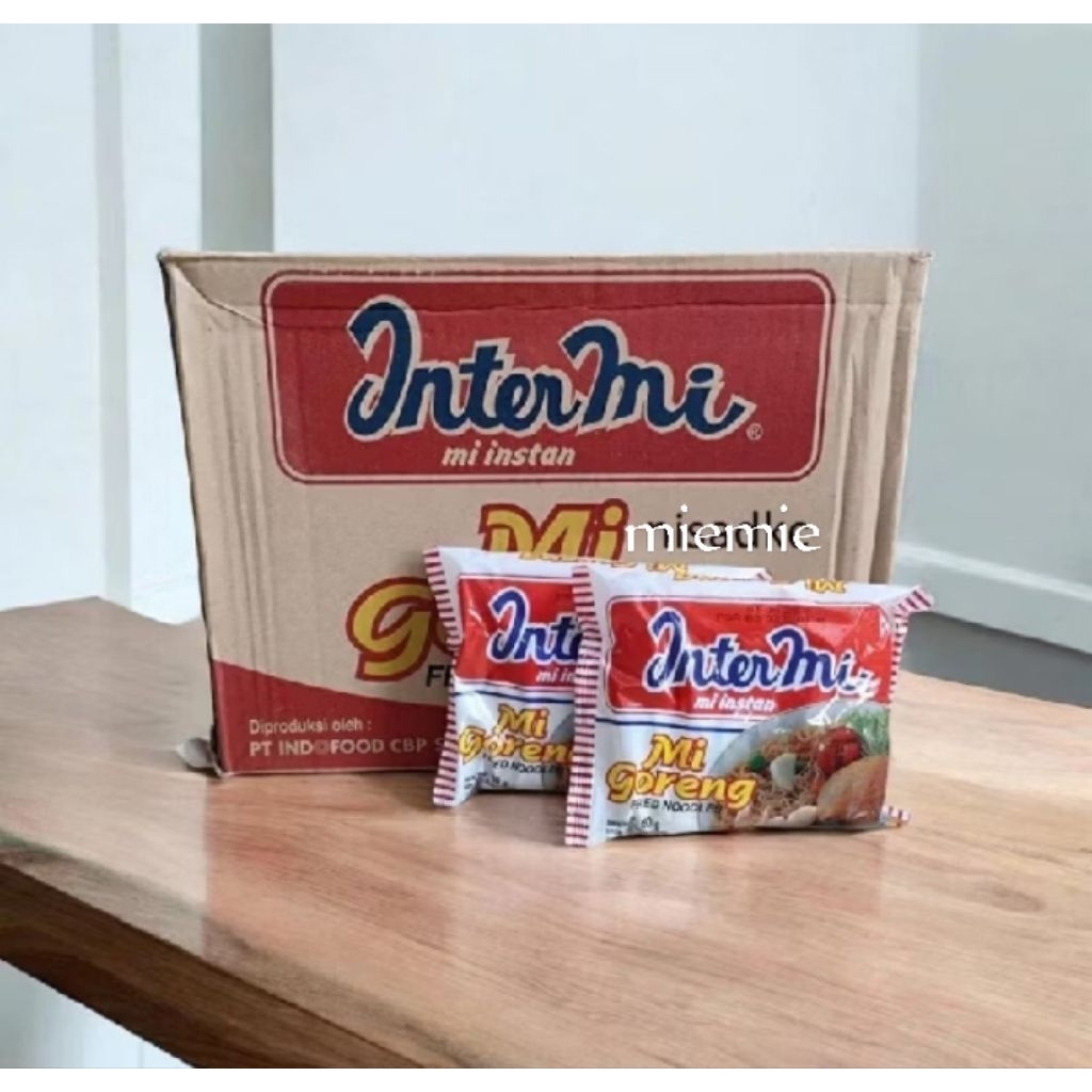 Intermi Mie Goreng Instan (1 Dus 40 Pcs) Intermi Pedas COD