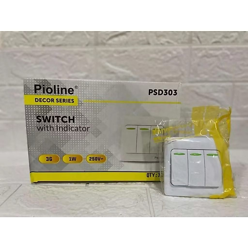 Saklar TRIPLE IB OB PIOLINE / VYBA WS-231 / SWITCH TRIPEL NCEWS231 WS 231