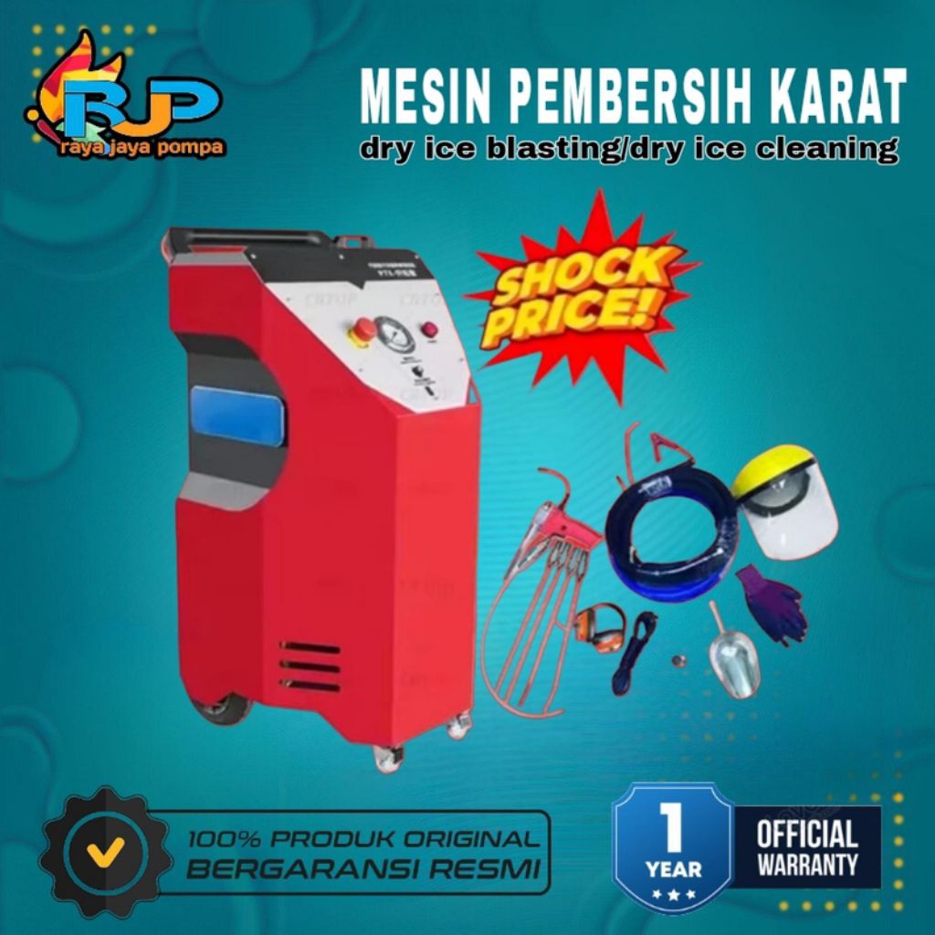 MESIN PEMBERSIH KARAT DRY ICE BLASTING DRY ICE CLEANING MACHINE