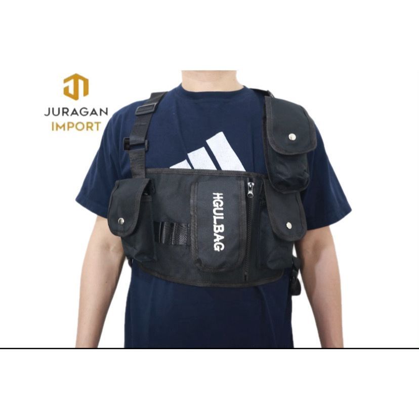 Chest Bag Military Vest Pouch EDC Combat Tas Wanita dan Pria