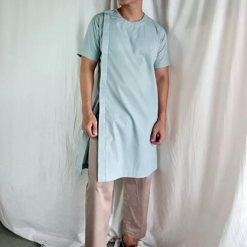 Koko Pria Asimetris Green Mint
