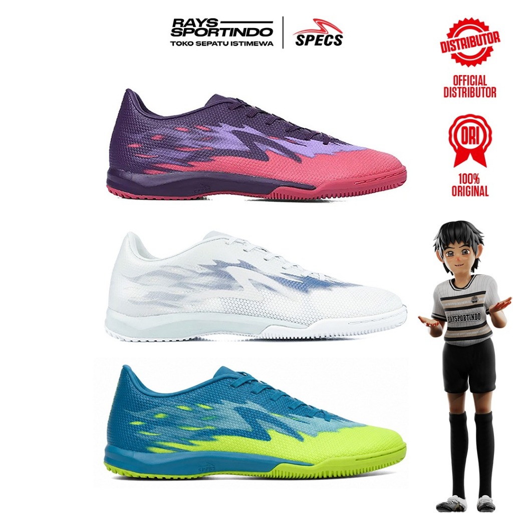 SEPATU FUTSAL SPECS ACCELERATOR ALPHA FURY PRO IN ORIGINAL