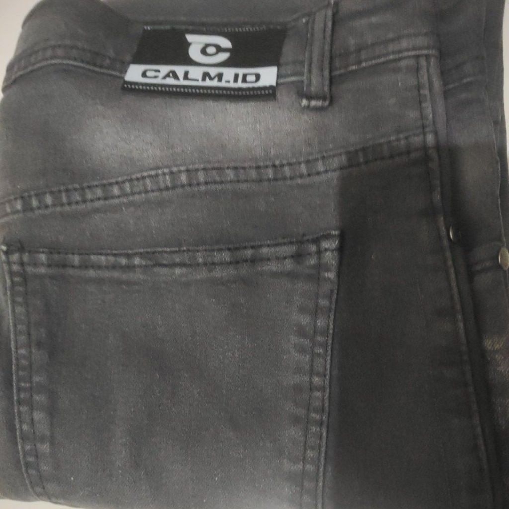 Celana jeans pensil reject pria