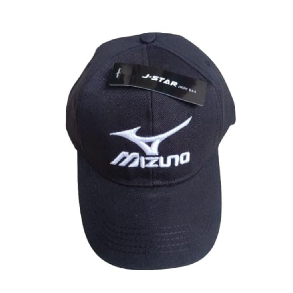 Topi Mizuno Golf Cap Adjustable UnisexTopi Golf Mizuno Warna Hitam Kondisi MulusMizuno Golf Cap Nyam