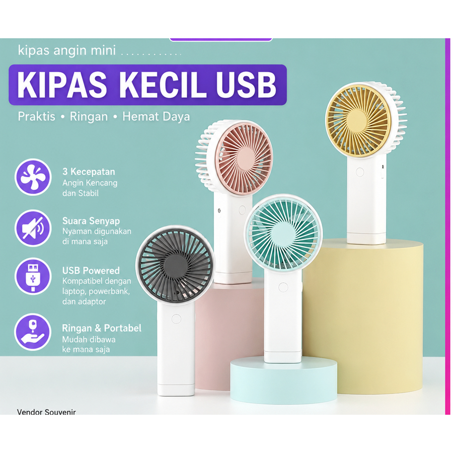 Kipas Portable MIni/kipas promosi/kipas custom