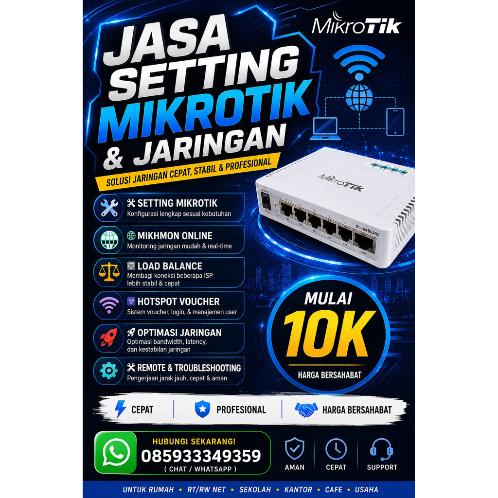 Setting PPPoE mikrotik