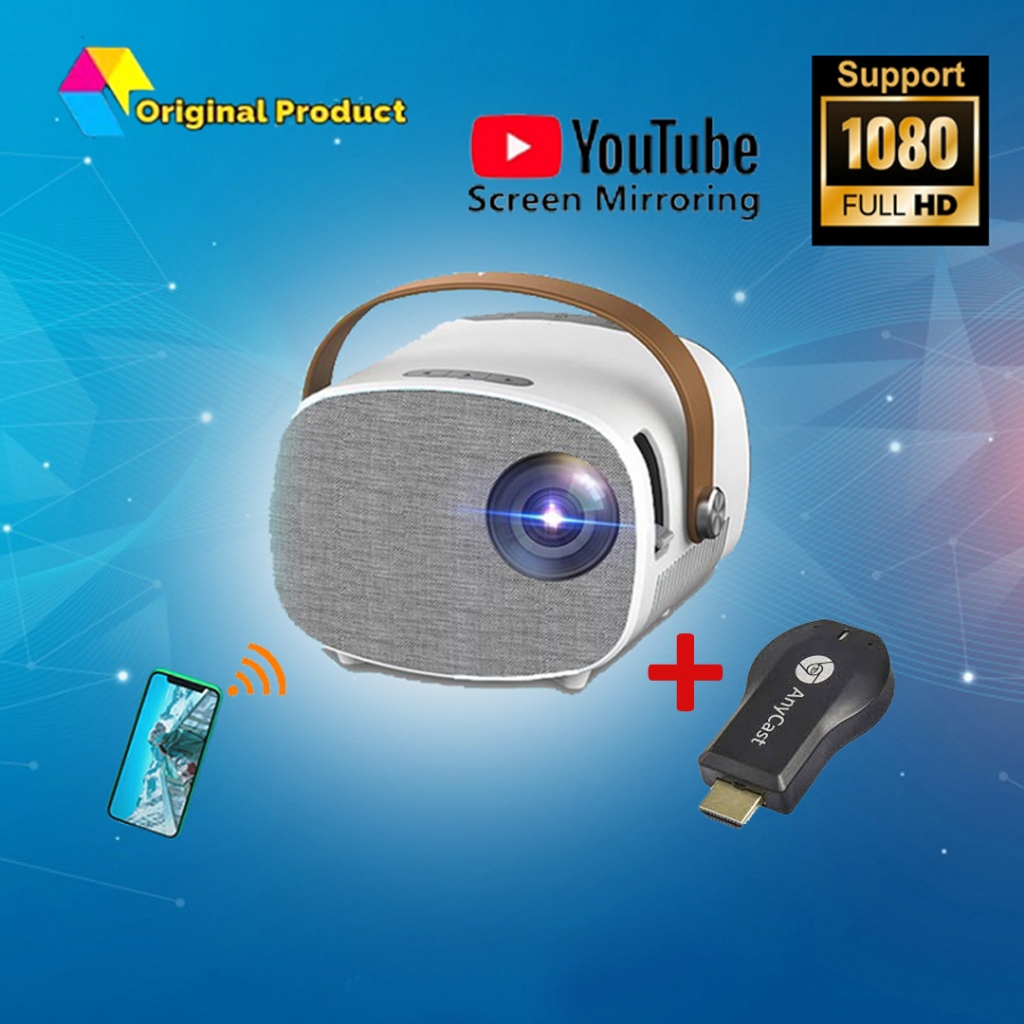 PROYEKTOR MURAH MINI /  PROJECTOR Miracast Bisa sambung Ke Hp